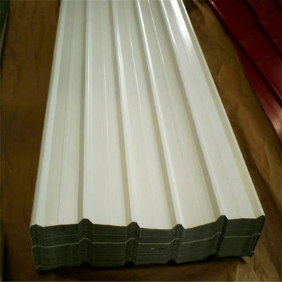 Hoja de techo de acero corrugado de hierro con recubrimiento de color pre-pintado de zinc de aluminio Gi Ibr