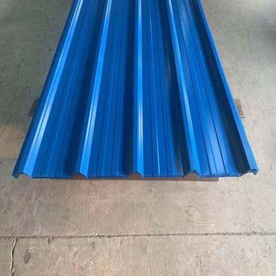 Hoja de techo de acero corrugado de hierro con recubrimiento de color pre-pintado de zinc de aluminio Gi Ibr