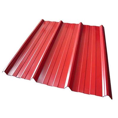 Hojas de techo PPGI de flexión Hojas de acero galvanizado para techos corrugados