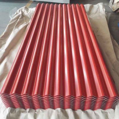 Hojas de techo PPGI de flexión Hojas de acero galvanizado para techos corrugados