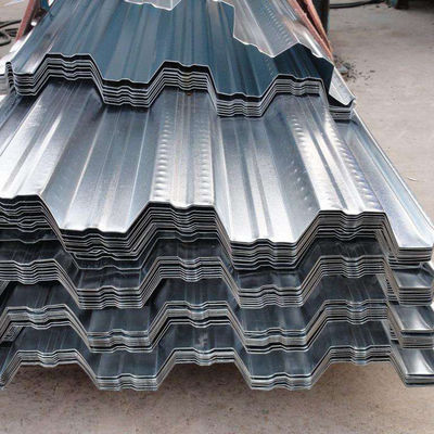Grado de zinc de acero laminado en frío de estaño ondulado de techo galvanizado de chapa de acero marino