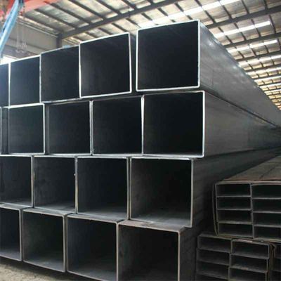 Cuadrado ERW 65x65 10 x 10 tubo de acero al carbono con agujeros 80 x 80 certificado por ISO9001