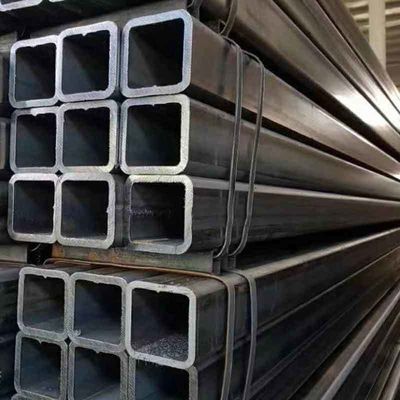 Cuadrado ERW 65x65 10 x 10 tubo de acero al carbono con agujeros 80 x 80 certificado por ISO9001