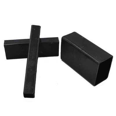 Cuadrado ERW 65x65 10 x 10 tubo de acero al carbono con agujeros 80 x 80 certificado por ISO9001