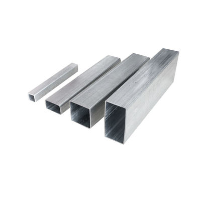 Acero de tubos cuadrados galvanizados sin engrasar para tubos de acero huecos rectangulares cuadrados de 75x75