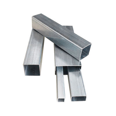 Forma cuadrada de acero al carbono 4x4 pulgadas Galvanizado 12x12 100x100 tubo MS Cuadrado tubo de acero longitud del tubo 6.4M