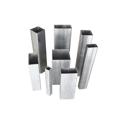 Forma cuadrada ASTM A50 1 * 1 pulgada 40x60 GI Tubo de acero cuadrado 20x20x2 100x100 Tubo de acero al carbono cuadrado