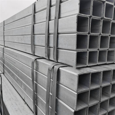 Forma cuadrada ASTM A50 1 * 1 pulgada 40x60 GI Tubo de acero cuadrado 20x20x2 100x100 Tubo de acero al carbono cuadrado