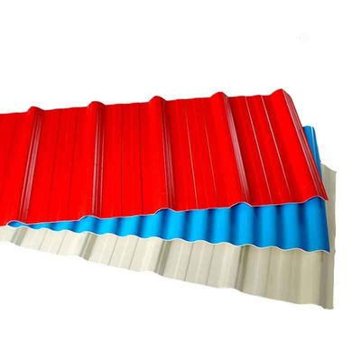 Materiales de construcción de acero de alta resistencia PPGI PPGL Hoja corrugada para techos