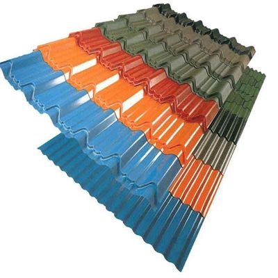 YUANHAO BGW 34 tejas de techo prepintadas de color corrugadas PPGI galvanizadas