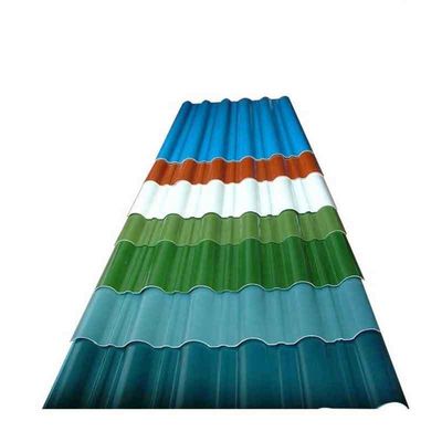 YUANHAO BGW 34 tejas de techo prepintadas de color corrugadas PPGI galvanizadas