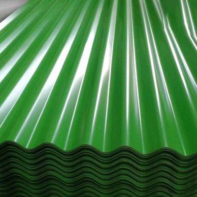 JIS ASTM PPGI Hoja de techo de metal pre-pintada de calibre 24 60 g GI recubierta de zinc