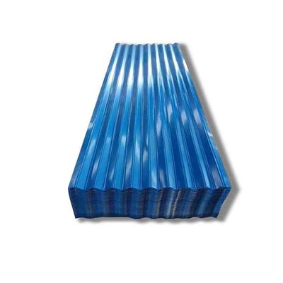 JIS ASTM PPGI Hoja de techo de metal pre-pintada de calibre 24 60 g GI recubierta de zinc