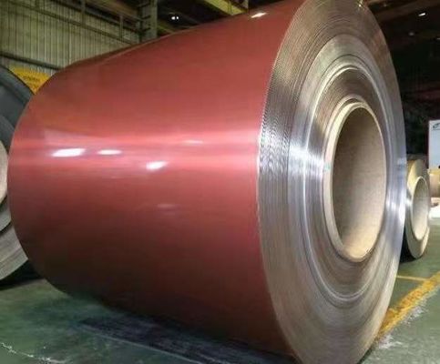 Z121-Z180 Revestimiento Ppgi Ppgl bobina de acero para techo de aluminio Gi Acero Ppgl pintura a color