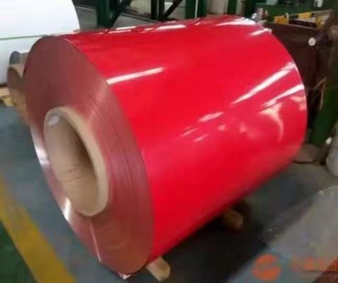 Z121-Z180 Revestimiento Ppgi Ppgl bobina de acero para techo de aluminio Gi Acero Ppgl pintura a color