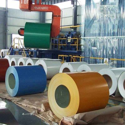 Envases envases aptos para el mar para PPGI bobina de acero color bobinas recubiertas prepintadas galvanizadas