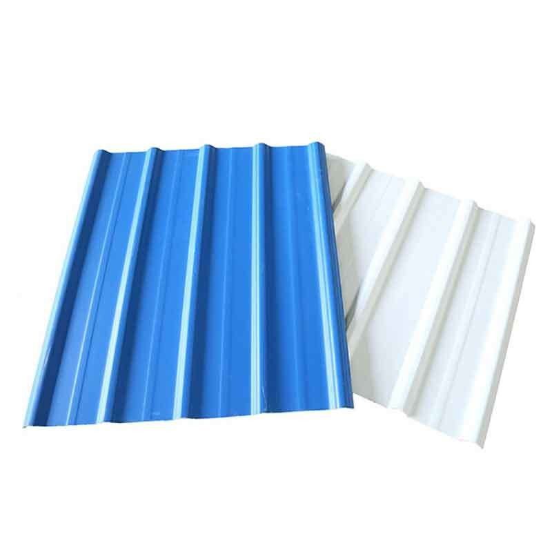 Hoja de techo corrugada prepintada de color galvanizada recubierta a medida para el techo del marco de casa