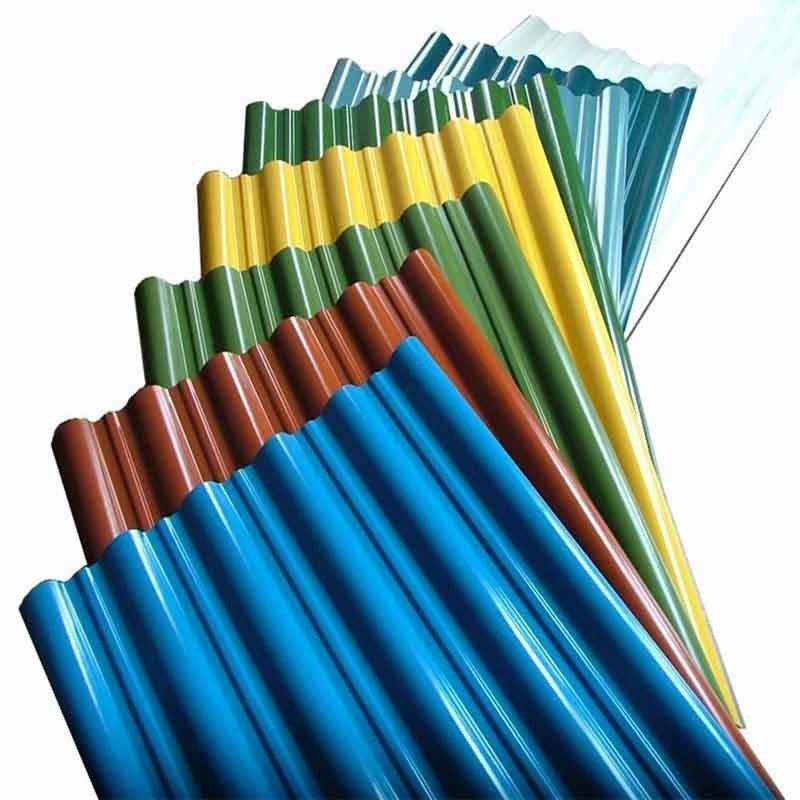Certificado KS Alto nivel de resistencia de 18 calibres de color recubierto PPGI PPGL chapa de acero techo corrugado