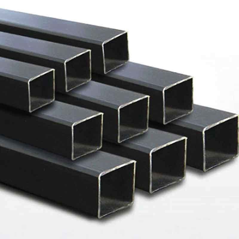 Cuadrado ERW 65x65 10 x 10 tubo de acero al carbono con agujeros 80 x 80 certificado por ISO9001