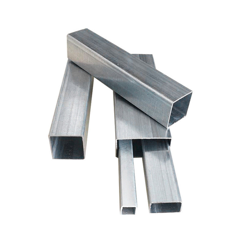 Forma cuadrada de acero al carbono 4x4 pulgadas Galvanizado 12x12 100x100 tubo MS Cuadrado tubo de acero longitud del tubo 6.4M